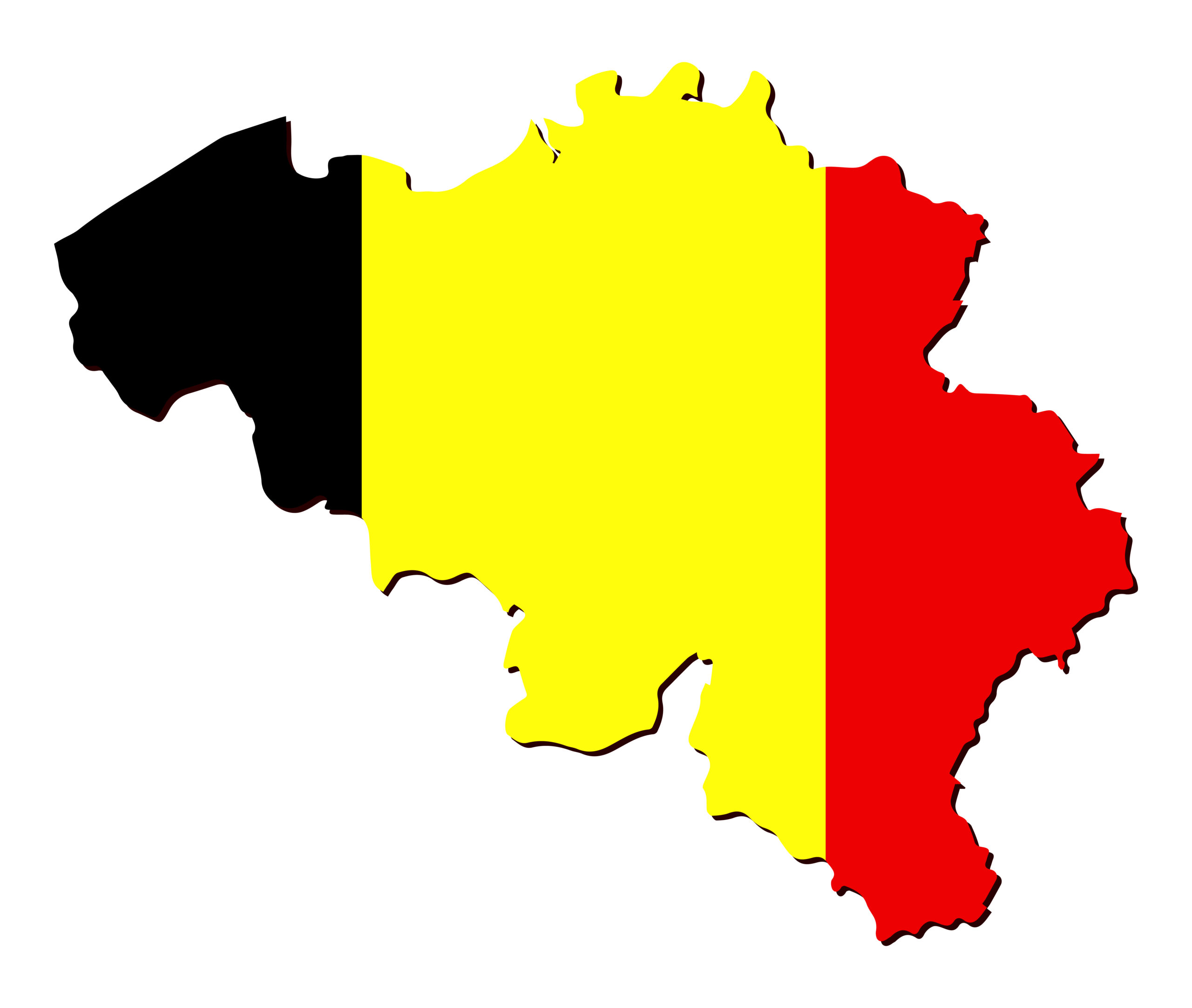 België Kaart Infographic
