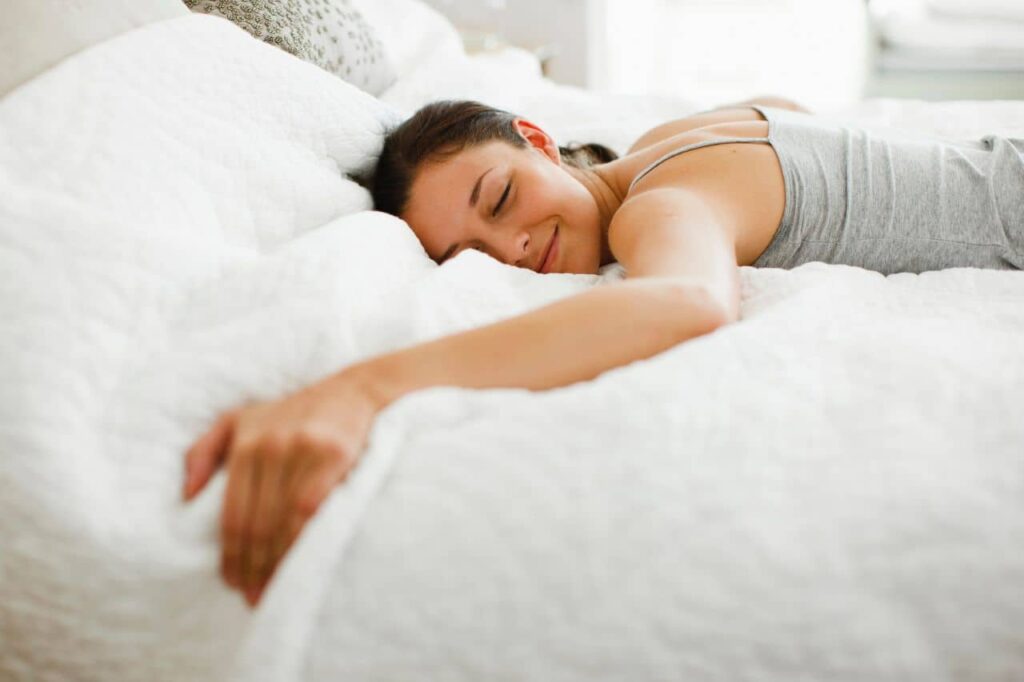 mujer durmiendo