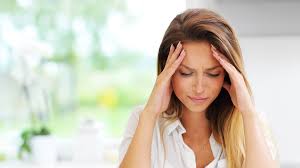 vrouw met stress
